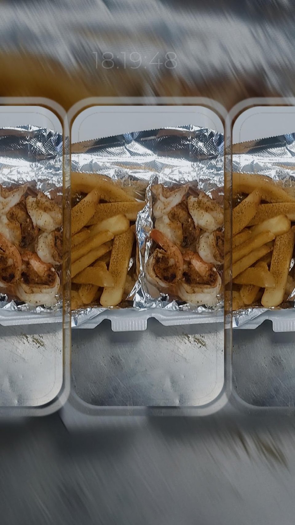 Grilled Shrimp and Chips